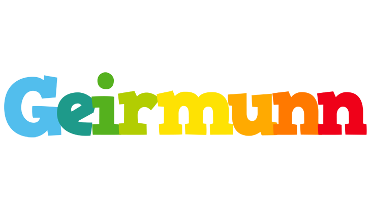 Geirmunn rainbows logo