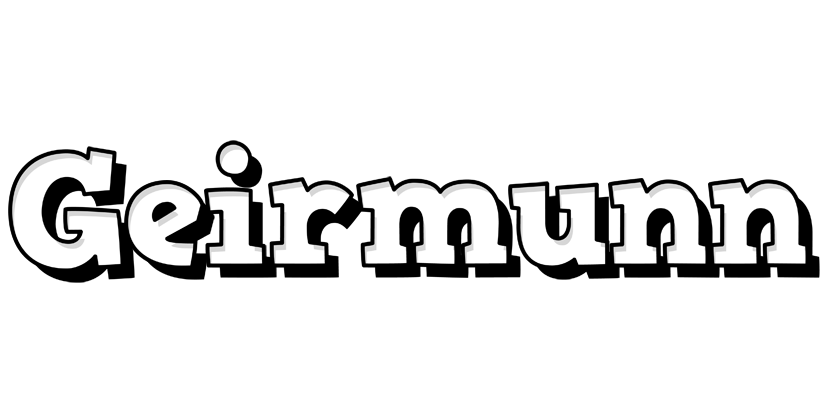 Geirmunn snowing logo