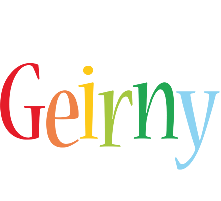 Geirny birthday logo