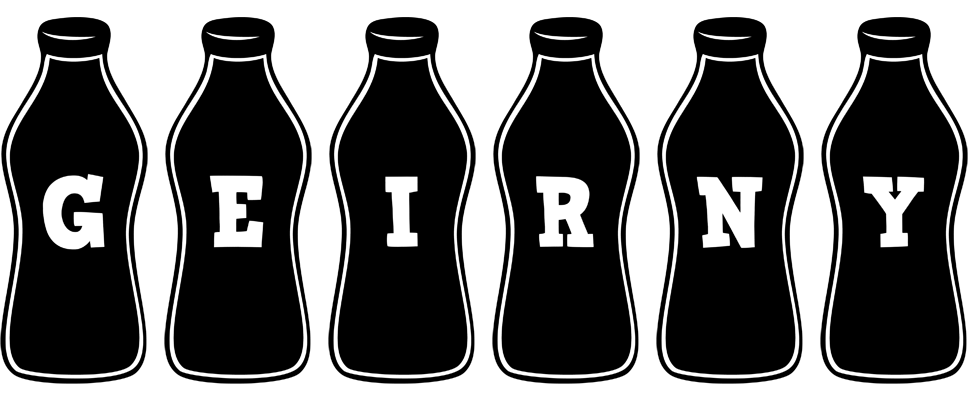 Geirny bottle logo