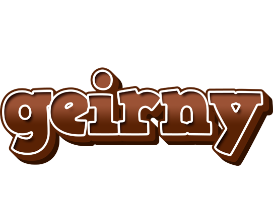 Geirny brownie logo