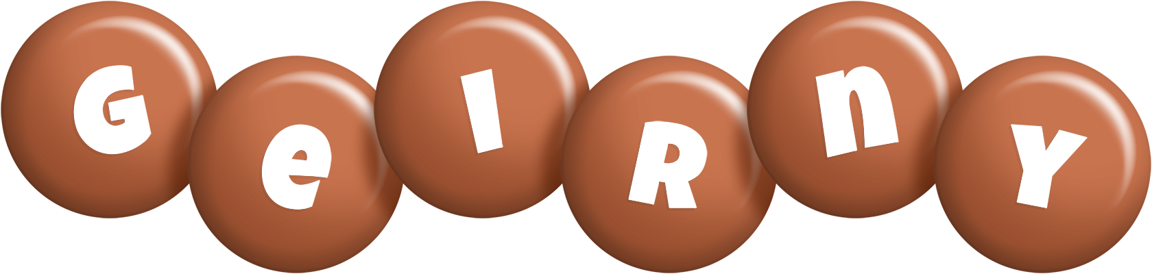 Geirny candy-brown logo