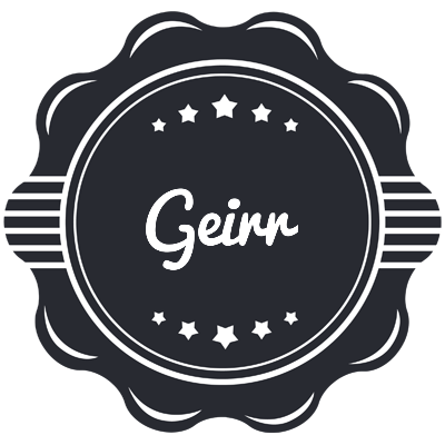 Geirr badge logo