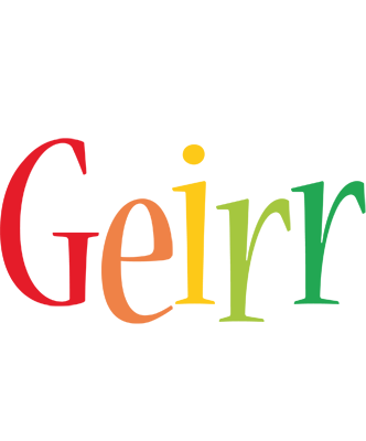 Geirr birthday logo