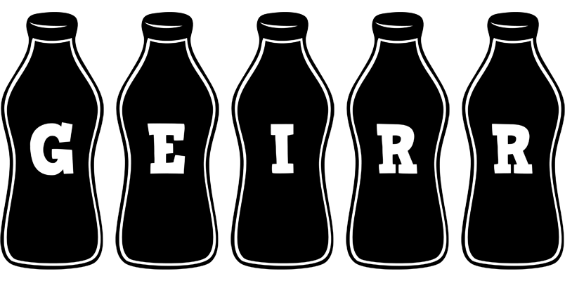 Geirr bottle logo