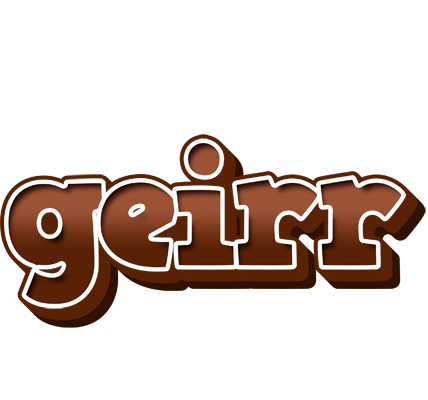 Geirr brownie logo