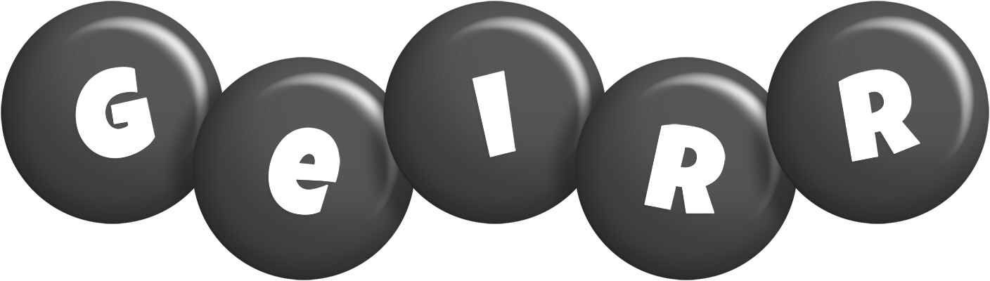 Geirr candy-black logo