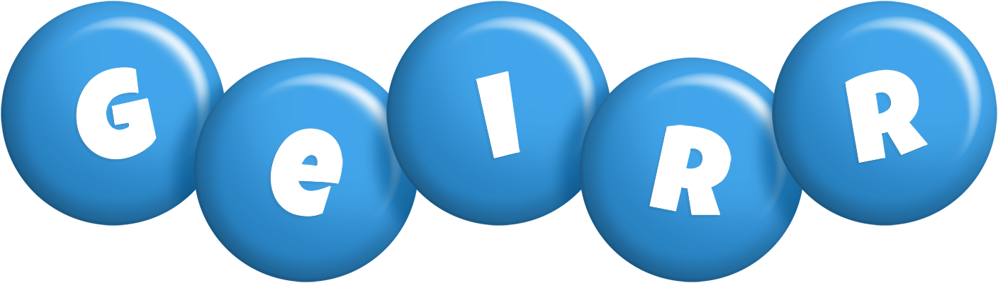 Geirr candy-blue logo