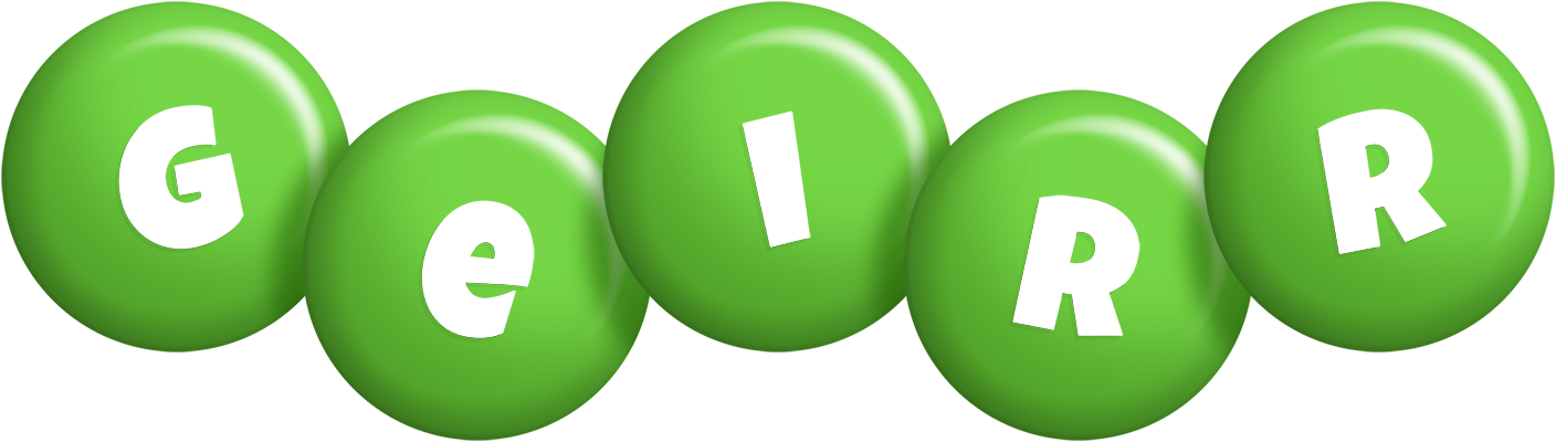 Geirr candy-green logo
