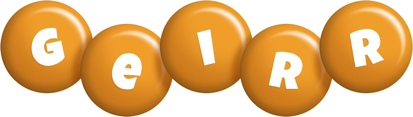 Geirr candy-orange logo