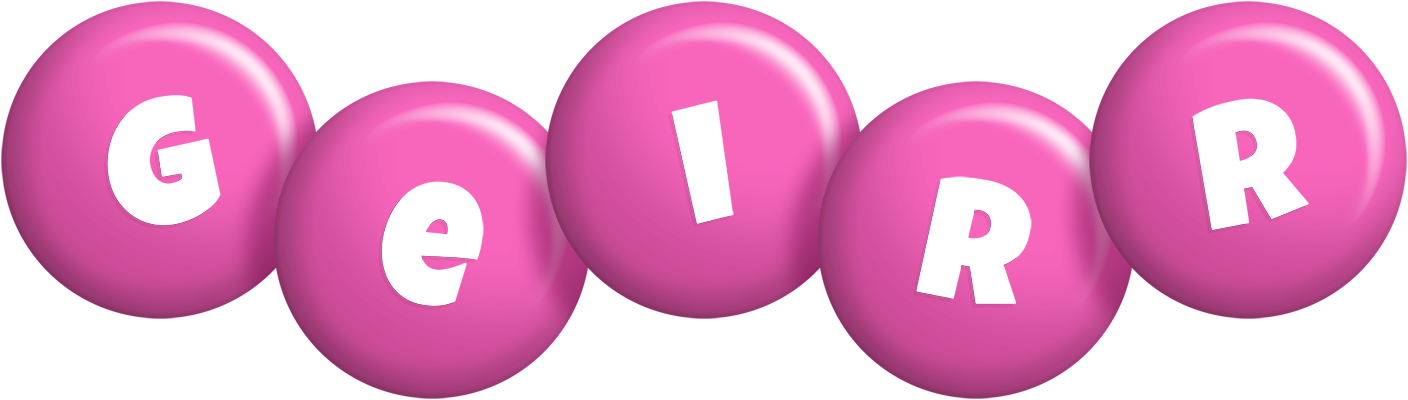 Geirr candy-pink logo