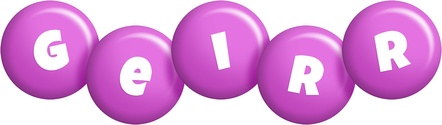 Geirr candy-purple logo
