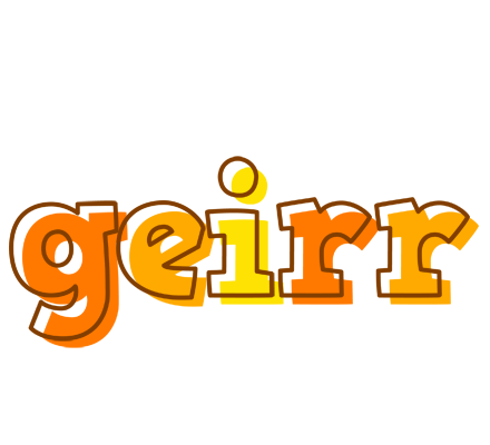 Geirr desert logo