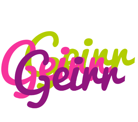 Geirr flowers logo