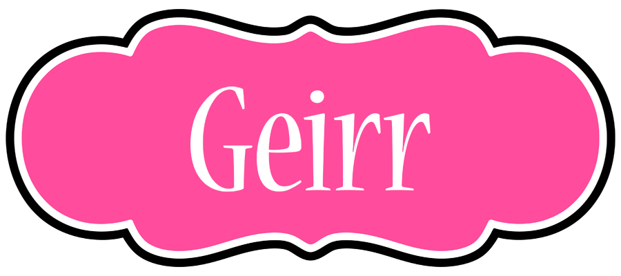 Geirr invitation logo