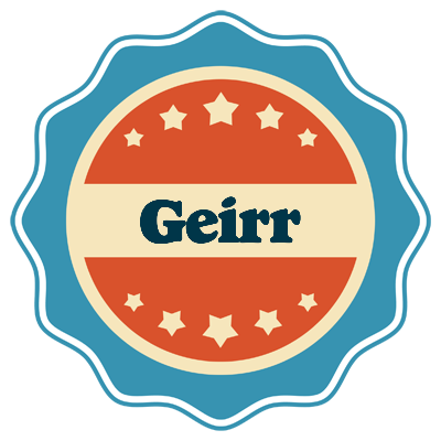 Geirr labels logo