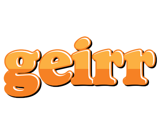 Geirr orange logo