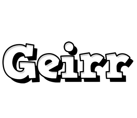 Geirr snowing logo