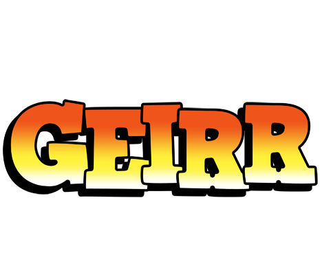 Geirr sunset logo