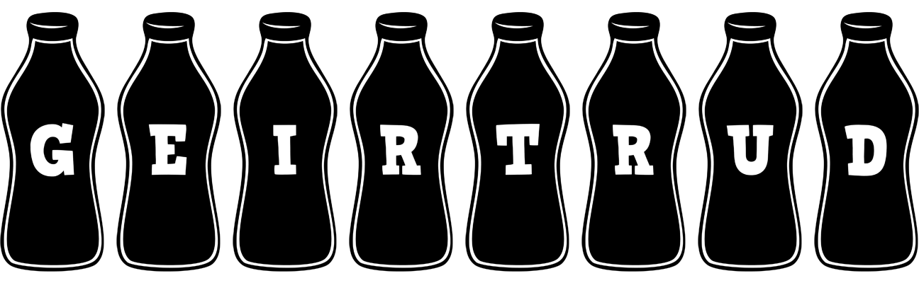 Geirtrud bottle logo