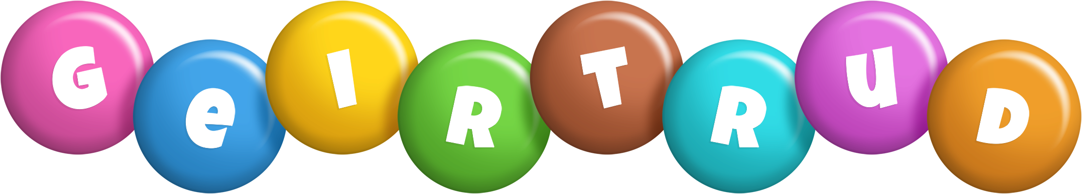 Geirtrud candy logo