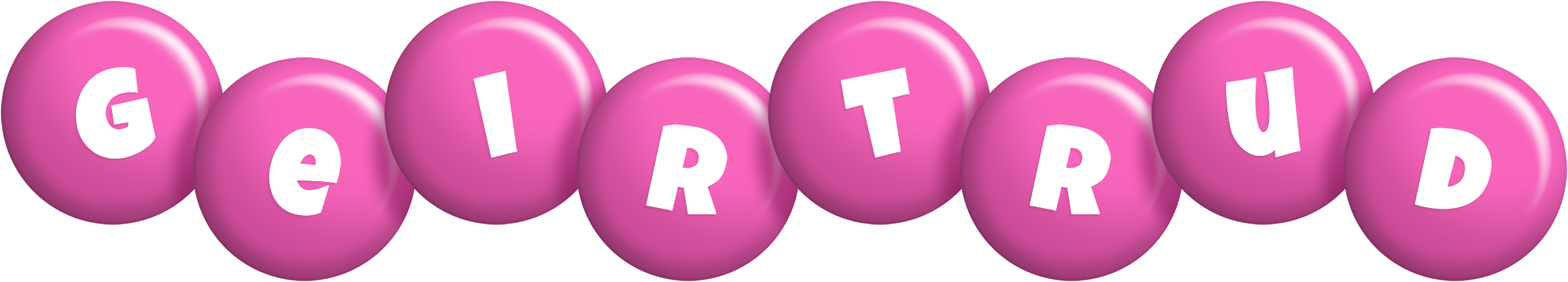 Geirtrud candy-pink logo