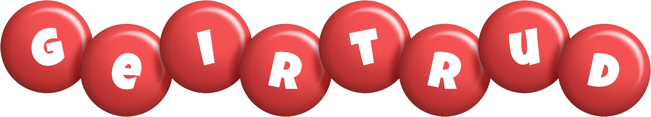 Geirtrud candy-red logo
