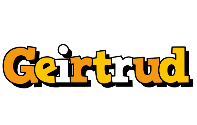 Geirtrud cartoon logo