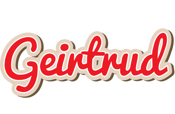 Geirtrud chocolate logo