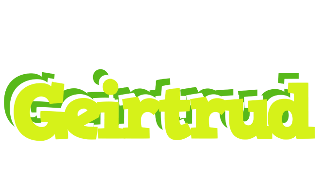 Geirtrud citrus logo