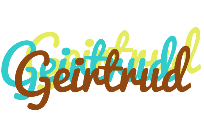Geirtrud cupcake logo