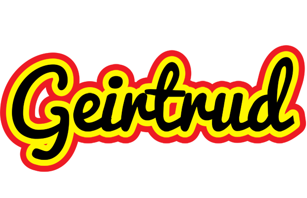 Geirtrud flaming logo