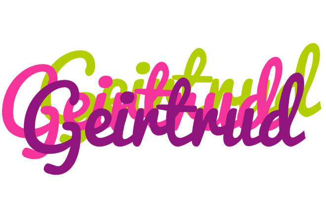 Geirtrud flowers logo