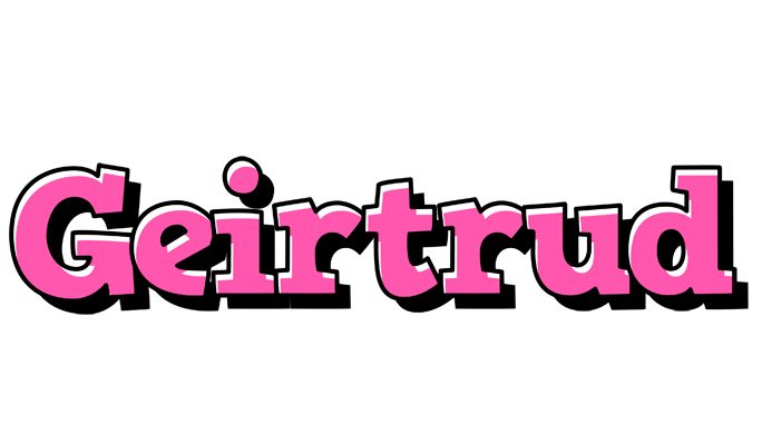 Geirtrud girlish logo