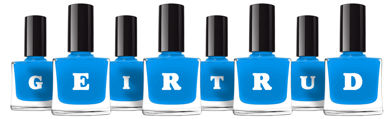 Geirtrud glossy logo