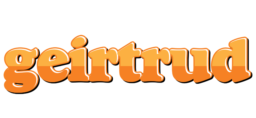 Geirtrud orange logo
