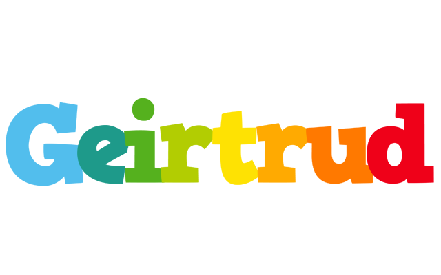 Geirtrud rainbows logo