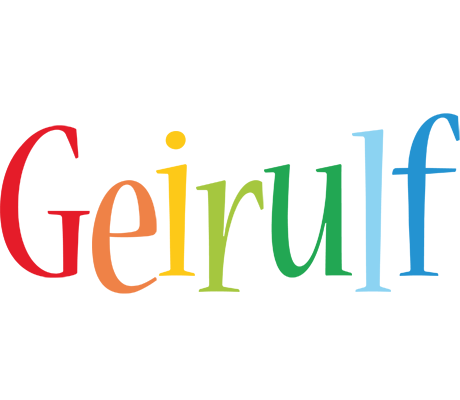 Geirulf birthday logo