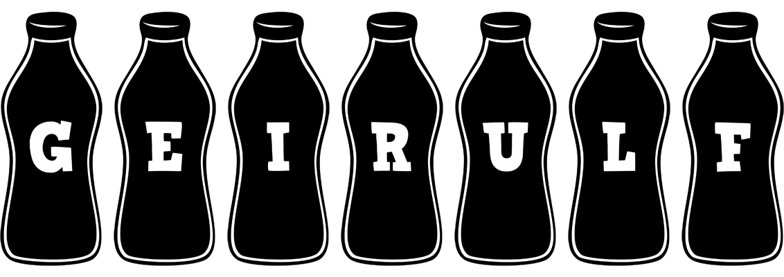 Geirulf bottle logo