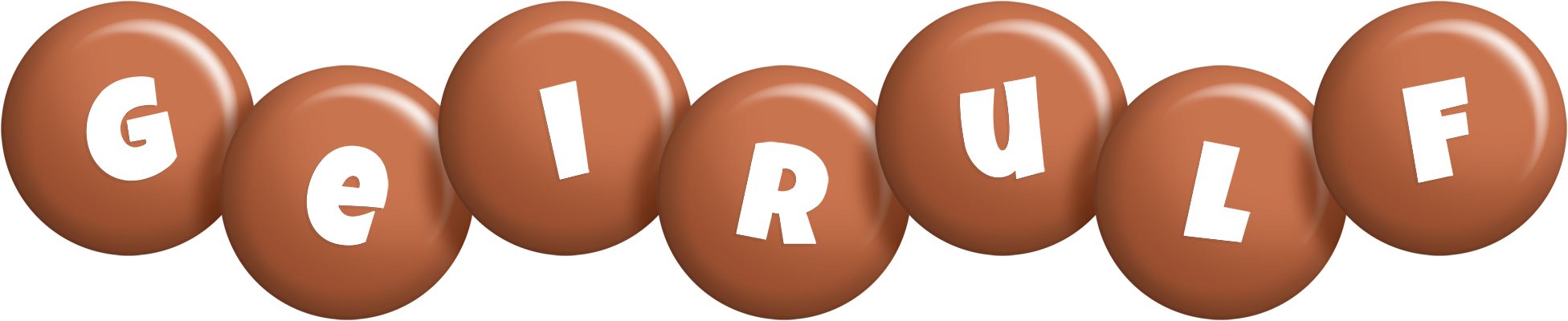 Geirulf candy-brown logo