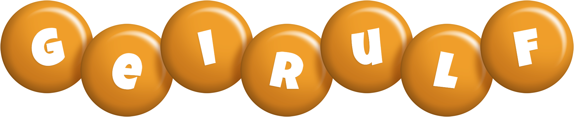 Geirulf candy-orange logo