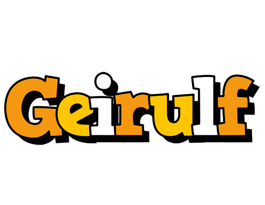 Geirulf cartoon logo