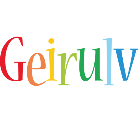 Geirulv birthday logo