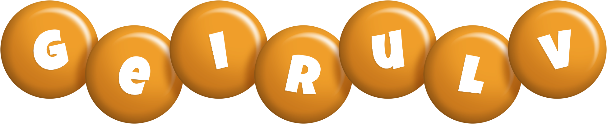 Geirulv candy-orange logo