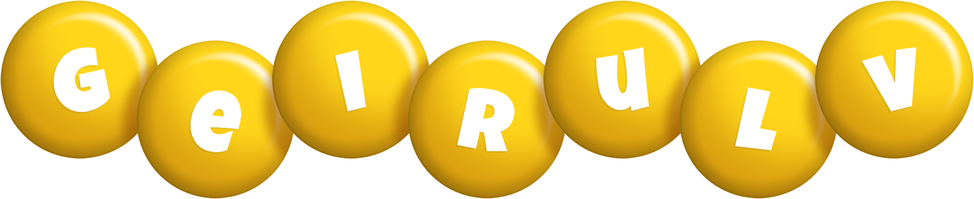 Geirulv candy-yellow logo