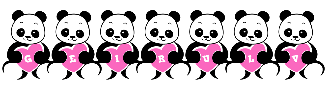 Geirulv love-panda logo