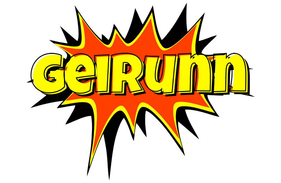 Geirunn bazinga logo