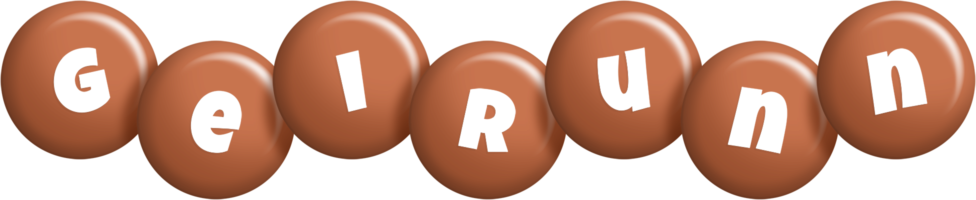 Geirunn candy-brown logo