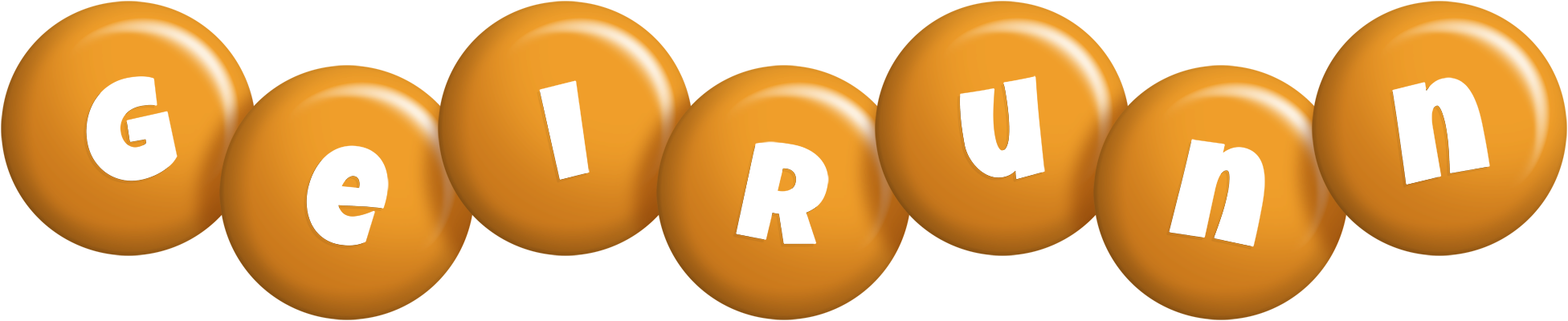 Geirunn candy-orange logo