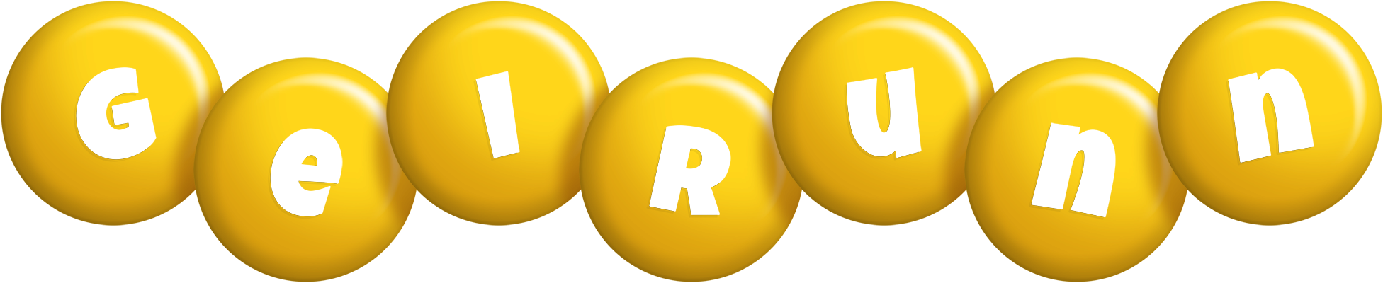 Geirunn candy-yellow logo